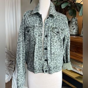 Level99 Leopard Jean Jacket